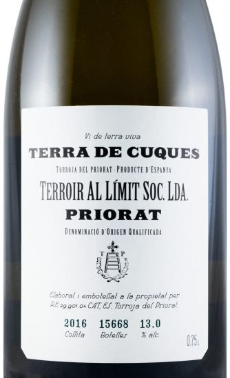 2016 Terroir al Límit Terra de Cuques Priorat branco