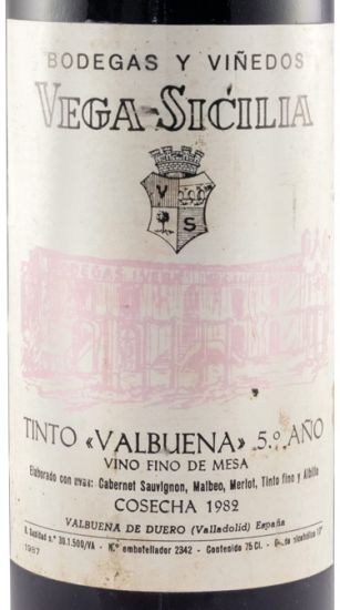 1982 Vega-Sicilia Valbuena 5º Ribera del Duero tinto