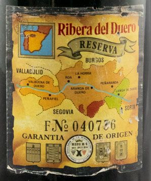 1982 Vega-Sicilia Valbuena 5º Ribera del Duero tinto