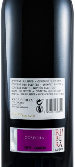 2009 Vega-Sicilia Unico Ribera del Duero tinto
