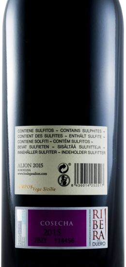 2015 Alión Cosecha Ribera del Duero red