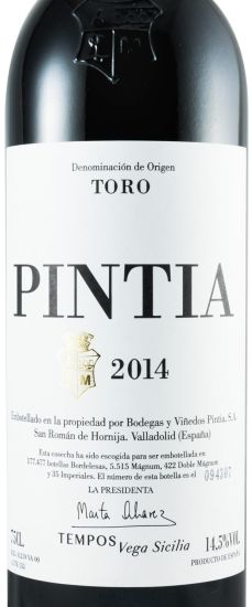 2014 Pintia Toro tinto