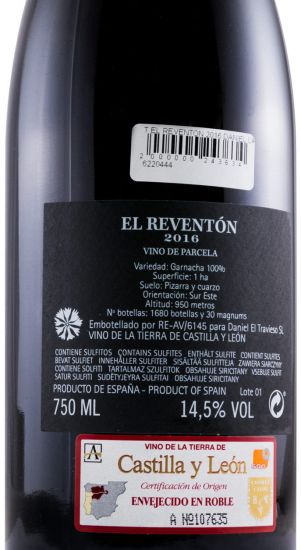 2016 Daniel Landi El Reventon Méntrida tinto