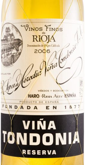 2006 López de Heredia Viña Tondonia Reserva branco