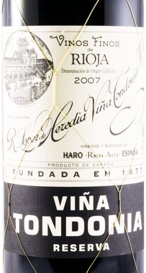 2007 López de Heredia Viña Tondonia Reserva tinto
