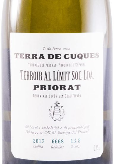 2017 Terroir al Límit Terra de Cuques Priorat branco