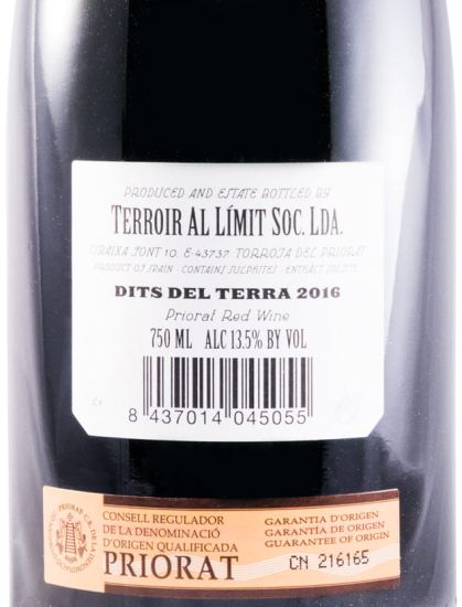 2016 Terroir al Límit Dits del Terra Priorat red