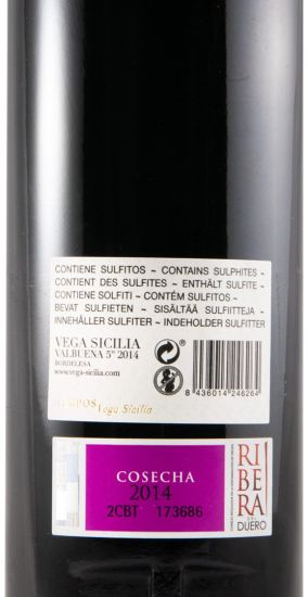 2014 Vega-Sicilia Valbuena 5º Ribera del Duero tinto