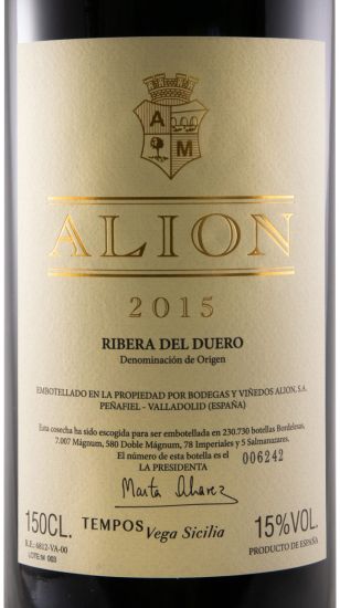 2015 Alión Cosecha Ribera del Duero red 1.5L