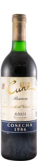 1986 Cune Reserva Rioja tinto