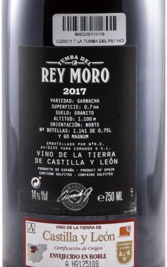 2017 Comando G Tumba del Rey Moro tinto