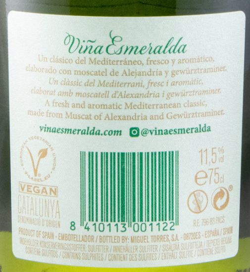 2019 Torres Viña Esmeralda white