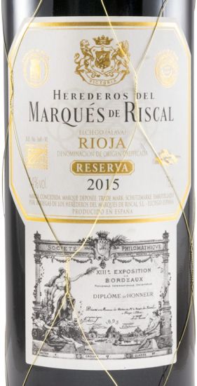 2015 Marqués de Riscal Reserva Rioja tinto