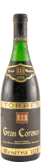 1978 Torres Gran Coronas Reserva tinto