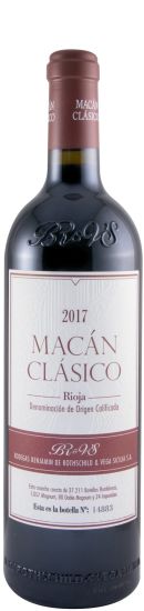 2017 Benjamin de Rothschild & Vega-Sicilia Macán Clásico Rioja tinto