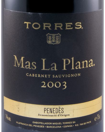 2003 Torres Mas La Plana Penedès red