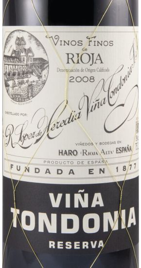 2008 López de Heredia Viña Tondonia Reserva red