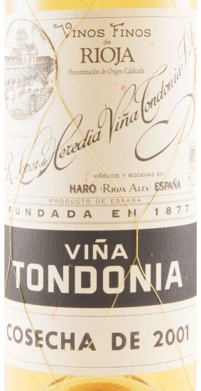 2001 López de Heredia Viña Tondonia Gran Reserva white
