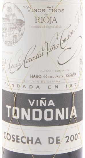 2001 López de Heredia Viña Tondonia Gran Reserva tinto
