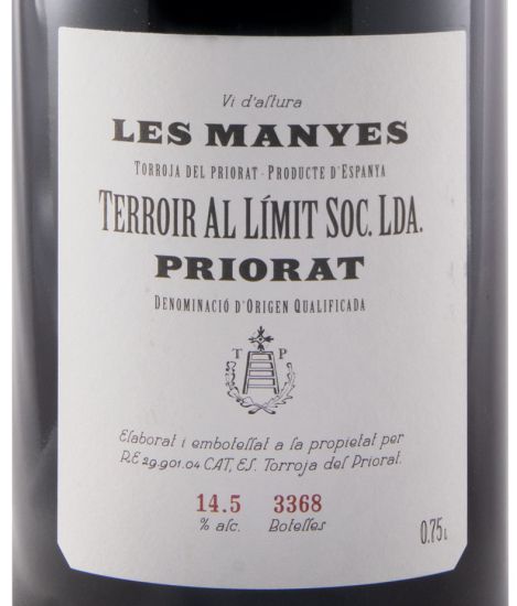 2017 Terroir al Límit Les Manyes Priorat red