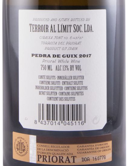 2017 Terroir al Límit Pedra de Guix Priorat branco