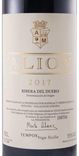 2017 Alión Cosecha Ribera del Duero tinto