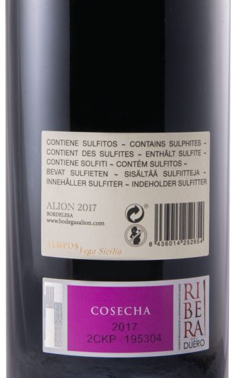 2017 Alión Cosecha Ribera del Duero tinto