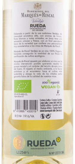 2020 Marqués de Riscal Verdejo Rioja branco