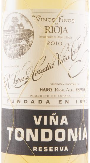2010 López de Heredia Viña Tondonia Reserva Rioja branco