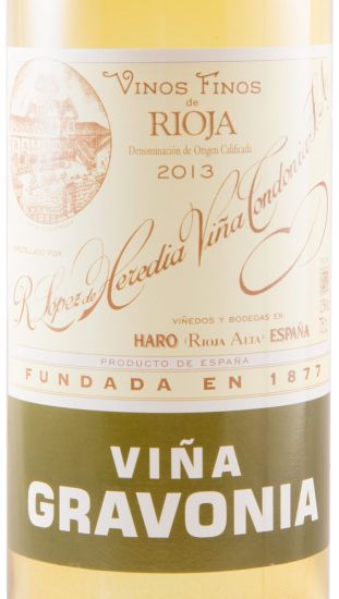 2013 López de Heredia Viña Gravonia Crianza Rioja white
