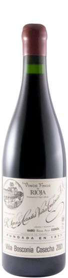 2001 López de Heredia Viña Bosconia Gran Reserva red