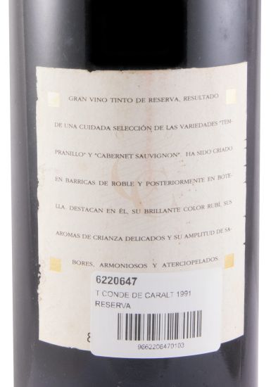 1991 Conde de Caralt Reserva Penedès tinto
