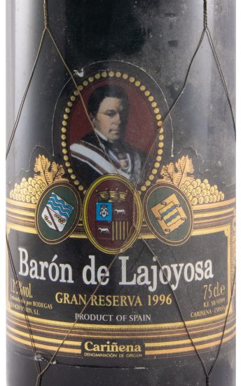 1996 Barón de Lajoyosa Gran Reserva Cariñena tinto