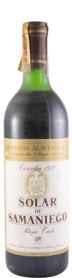 1970 Solar de Samaniego Rioja red