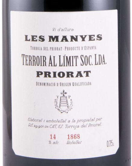 2019 Terroir al Límit Les Manyes Priorat tinto