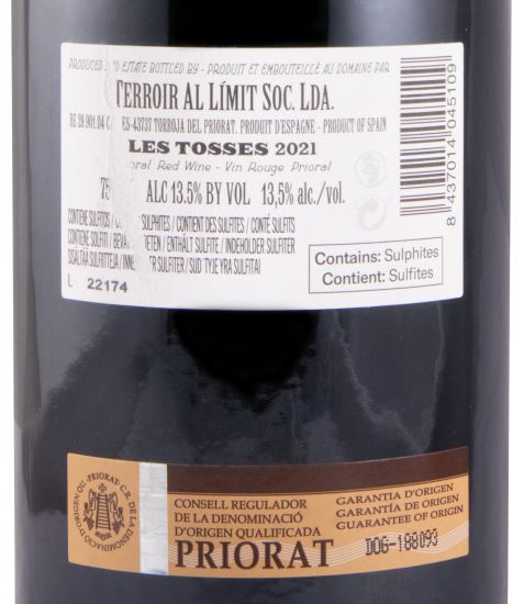 2021 Terroir al Límit Les Tosses Priorat tinto