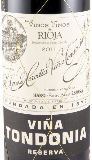 2011 López de Heredia Viña Tondonia Reserva tinto