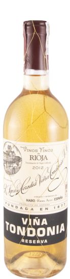 2012 López de Heredia Viña Tondonia Reserva branco