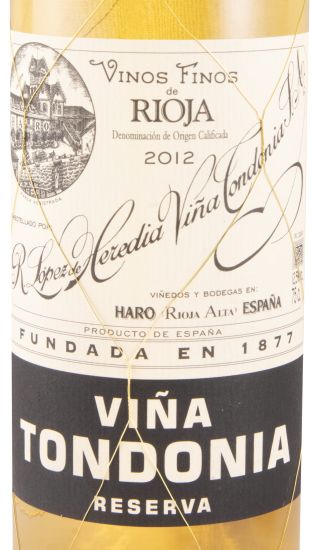 2012 López de Heredia Viña Tondonia Reserva branco