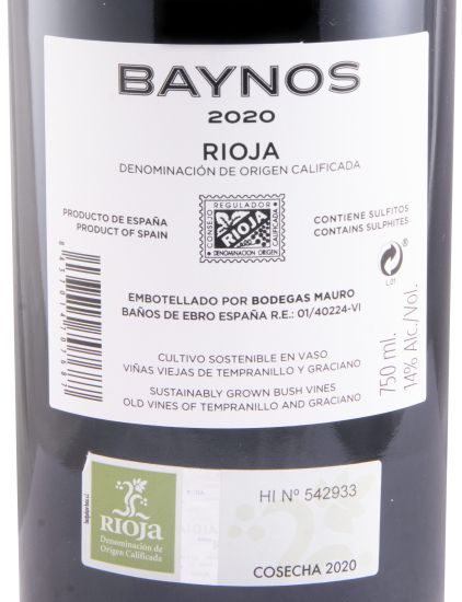 2020 Mauro Baynos Rioja tinto