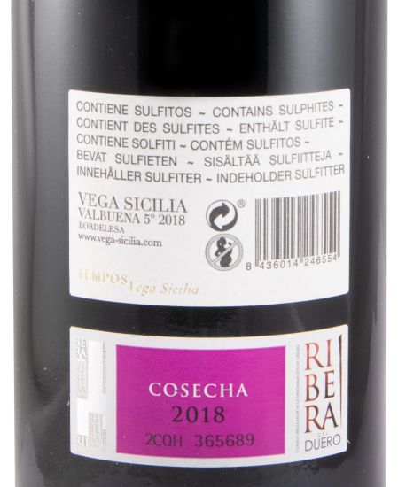 2018 Vega-Sicilia Valbuena 5º Ribera del Duero tinto