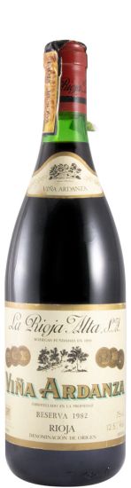 1982 La Rioja Alta Viña Ardanza Reserva red