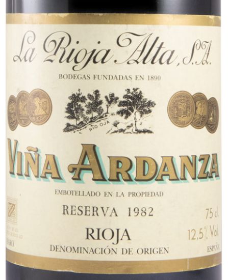 1982 La Rioja Alta Viña Ardanza Reserva red
