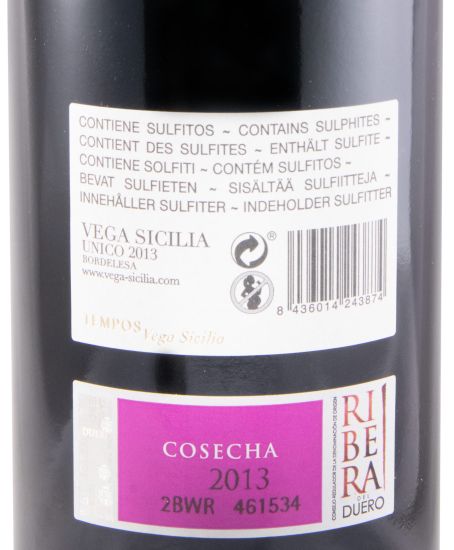 2013 Vega-Sicilia Unico Ribera del Duero tinto
