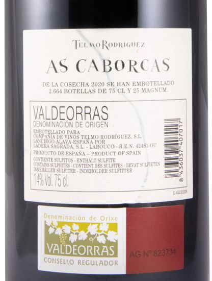 2020 Telmo Rodríguez As Caborcas Valdeorras red
