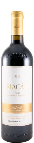 2018 Benjamin de Rothschild & Vega-Sicilia Macán Clásico Rioja tinto
