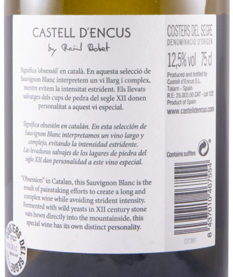 2020 Castell d'Encús Taleia branco