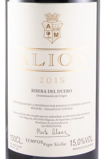 2019 Alión Cosecha Ribera del Duero tinto 1,5L