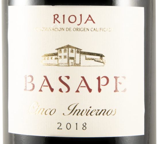 2018 Basape Cinco Inviernos Crianza Rioja red
