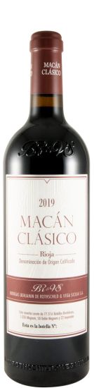 2019 Benjamin Rothschild & Veja-Sicilia Macán Clasico Rioja tinto